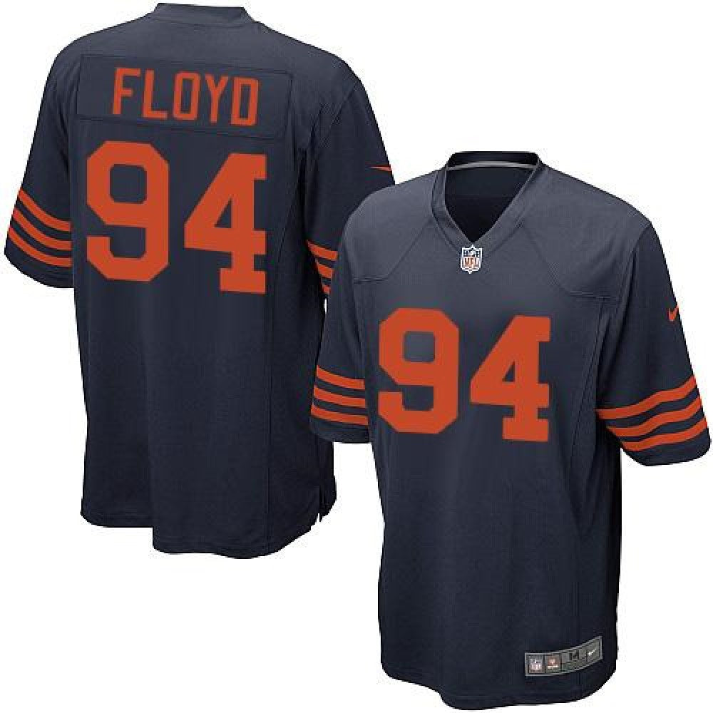 Bears #94 Leonard Floyd Navy Blue Youth Stitched NFL 1940s Throwback Elite Jersey 