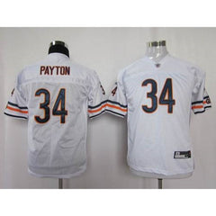 Bears #34 Walter Payton White Stitched Youth NFL Jersey 