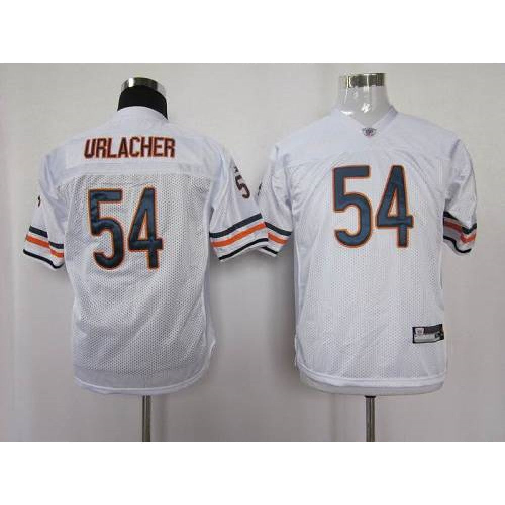Bears #54 Brian Urlacher White Stitched Youth NFL Jersey 
