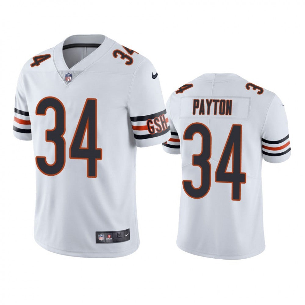 Youth Chicago Bears #34 Walter Payton White Vapor Untouchable Limited Stitched NFL Jersey 