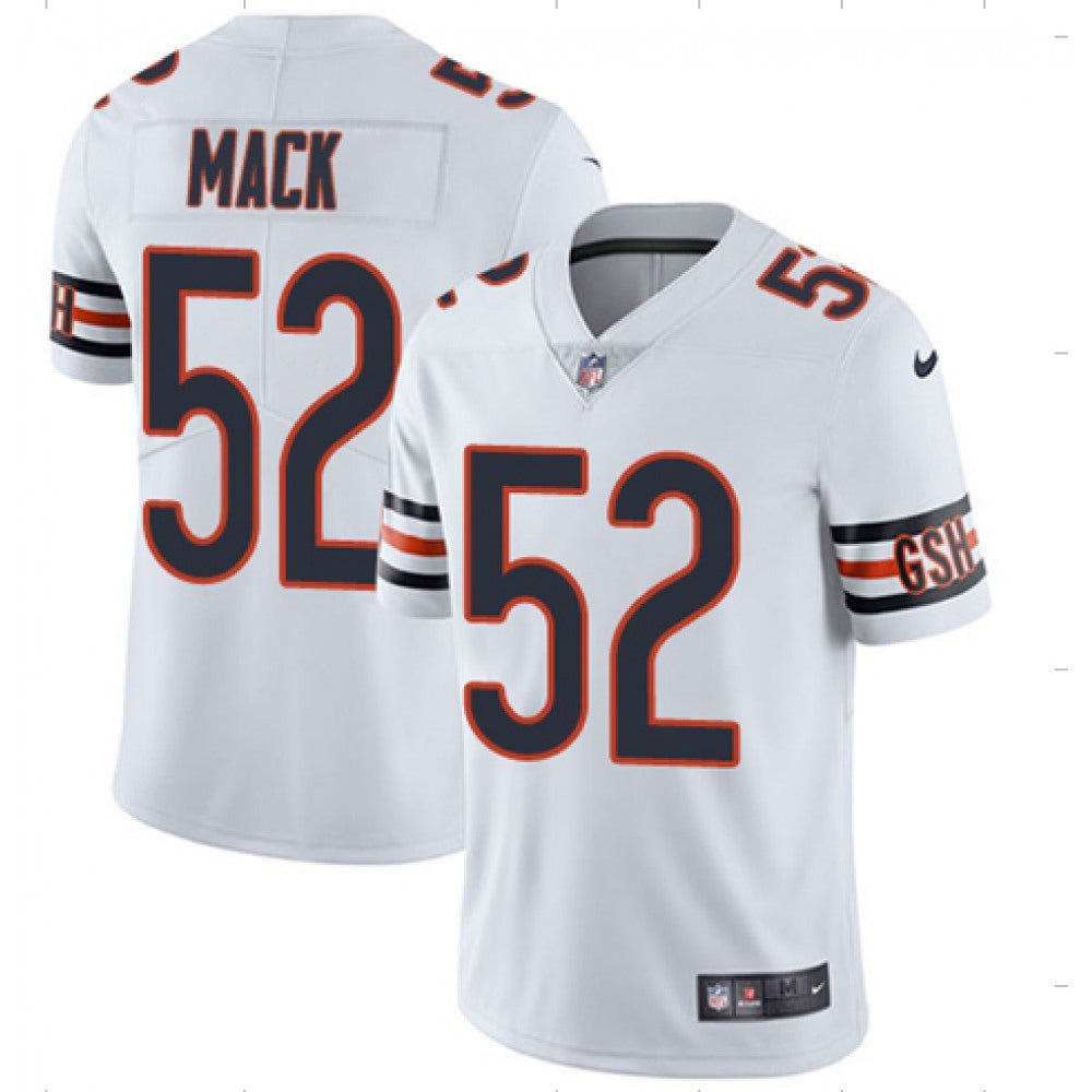 Youth Chicago Bears #52 Khalil Mack White Vapor Untouchable Limited Stitched NFL Jersey 