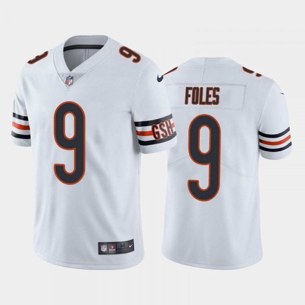 Youth Chicago Bears #9 Nick Foles White Vapor Untouchable Limited Stitched Jersey 