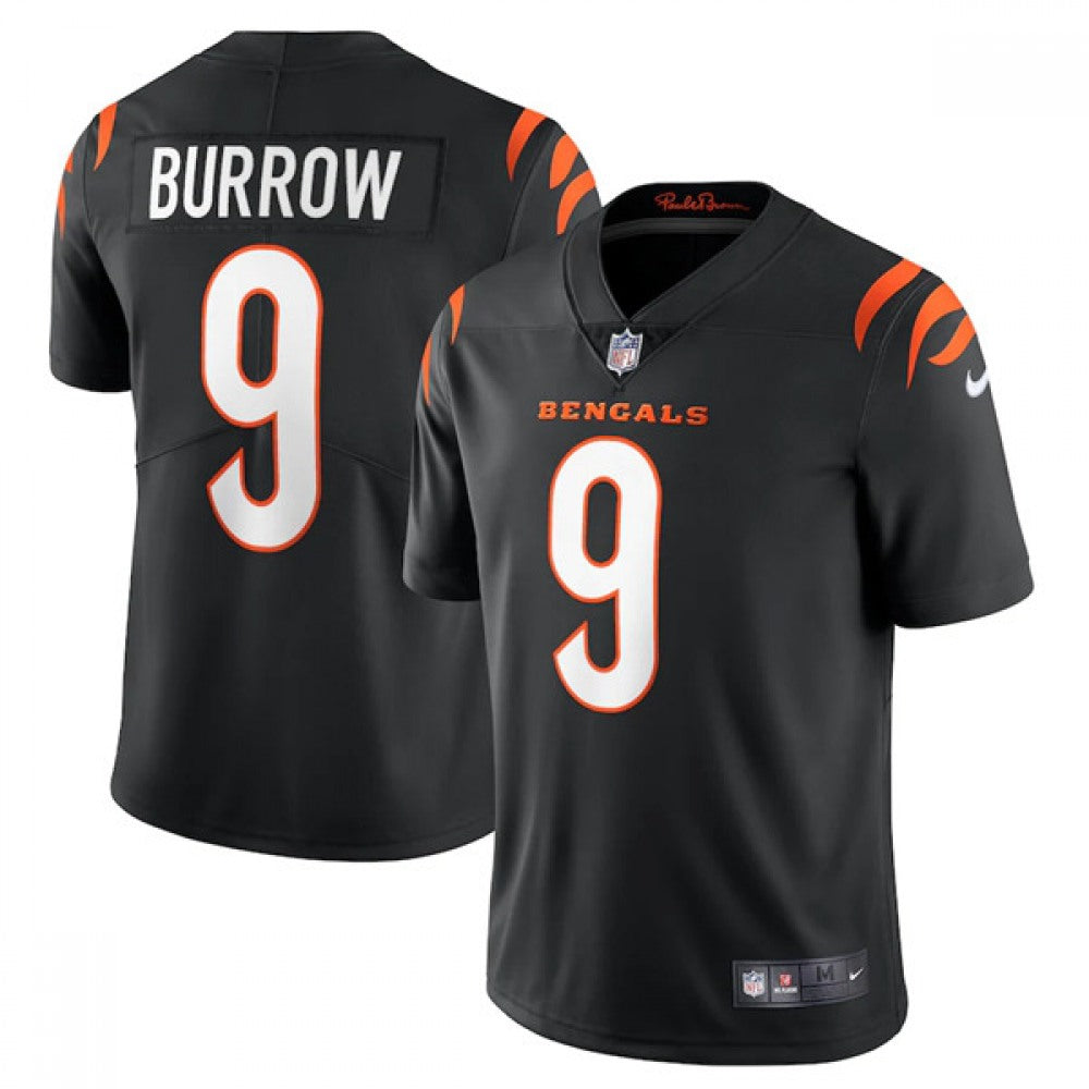 Youth Cincinnati Bengals #9 Joe Burrow New Black Vapor Untouchable Limited Stitched Jersey 
