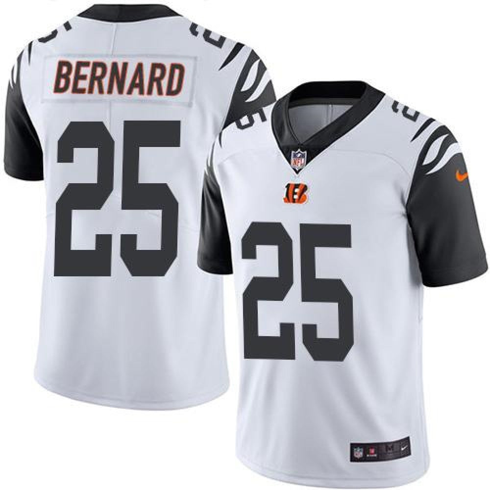 Bengals #25 Giovani Bernard White Youth Stitched NFL Limited Rush Jersey 