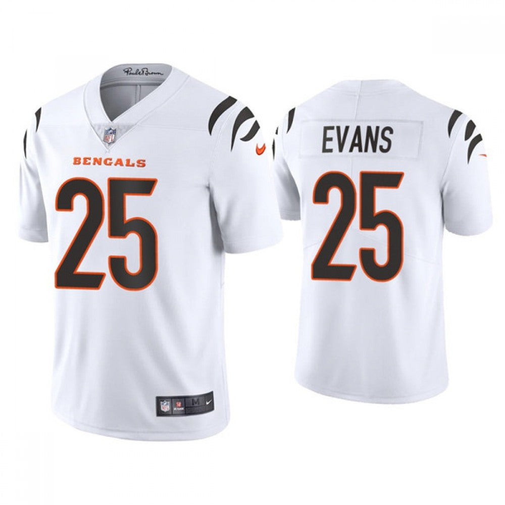 Youth Cincinnati Bengals #25 Chris Evans White Vapor Untouchable Limited Stitched Jersey 