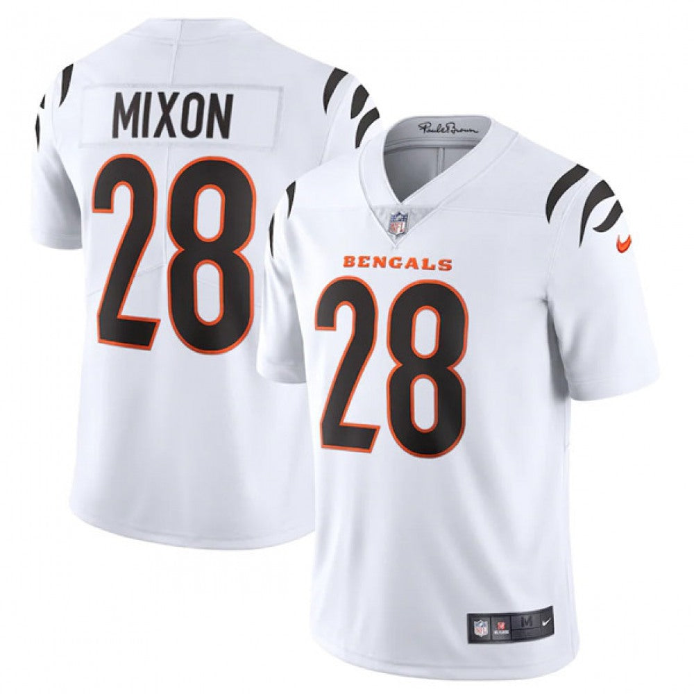 Youth Cincinnati Bengals #28 Joe Mixon New White Vapor Untouchable Limited Stitched Jersey 