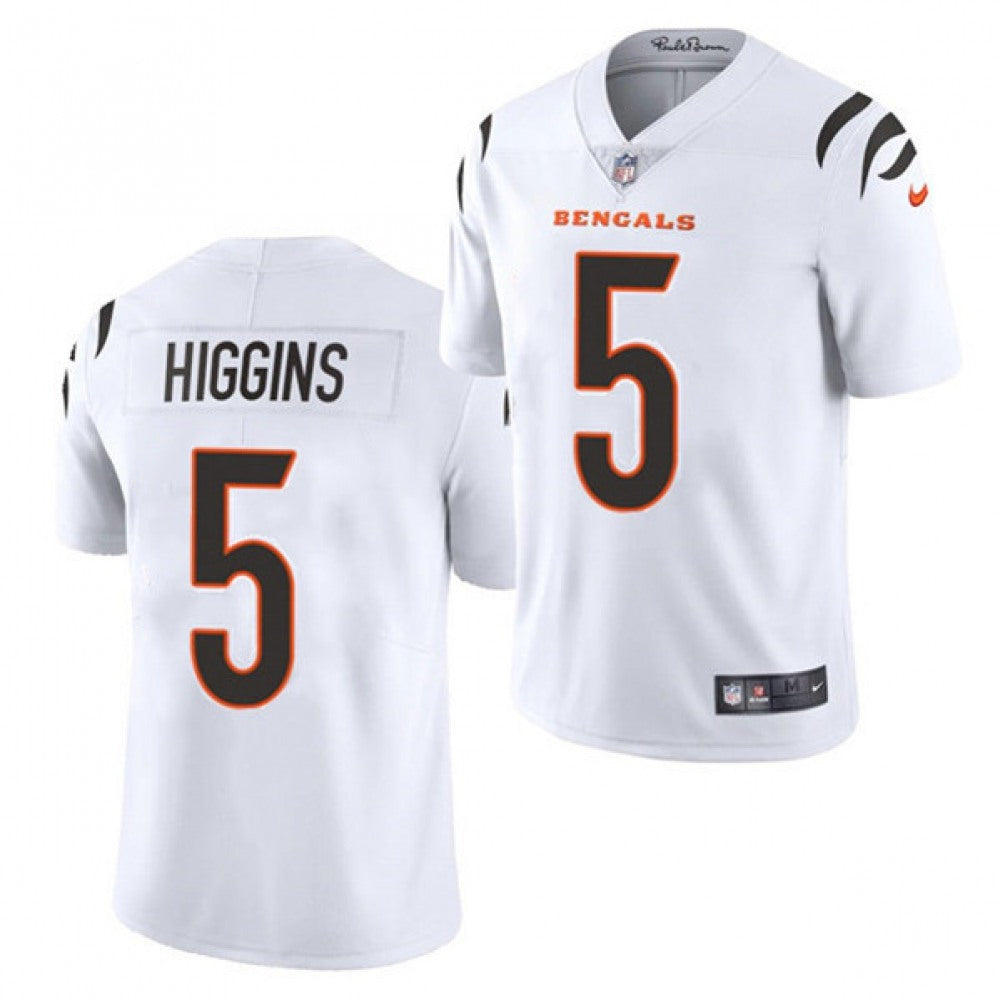 Youth Cincinnati Bengals #5 Tee Higgins White Vapor Untouchable Limited Stitched Jersey 