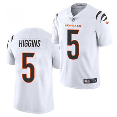 Youth Cincinnati Bengals #5 Tee Higgins White Vapor Untouchable Limited Stitched Jersey 