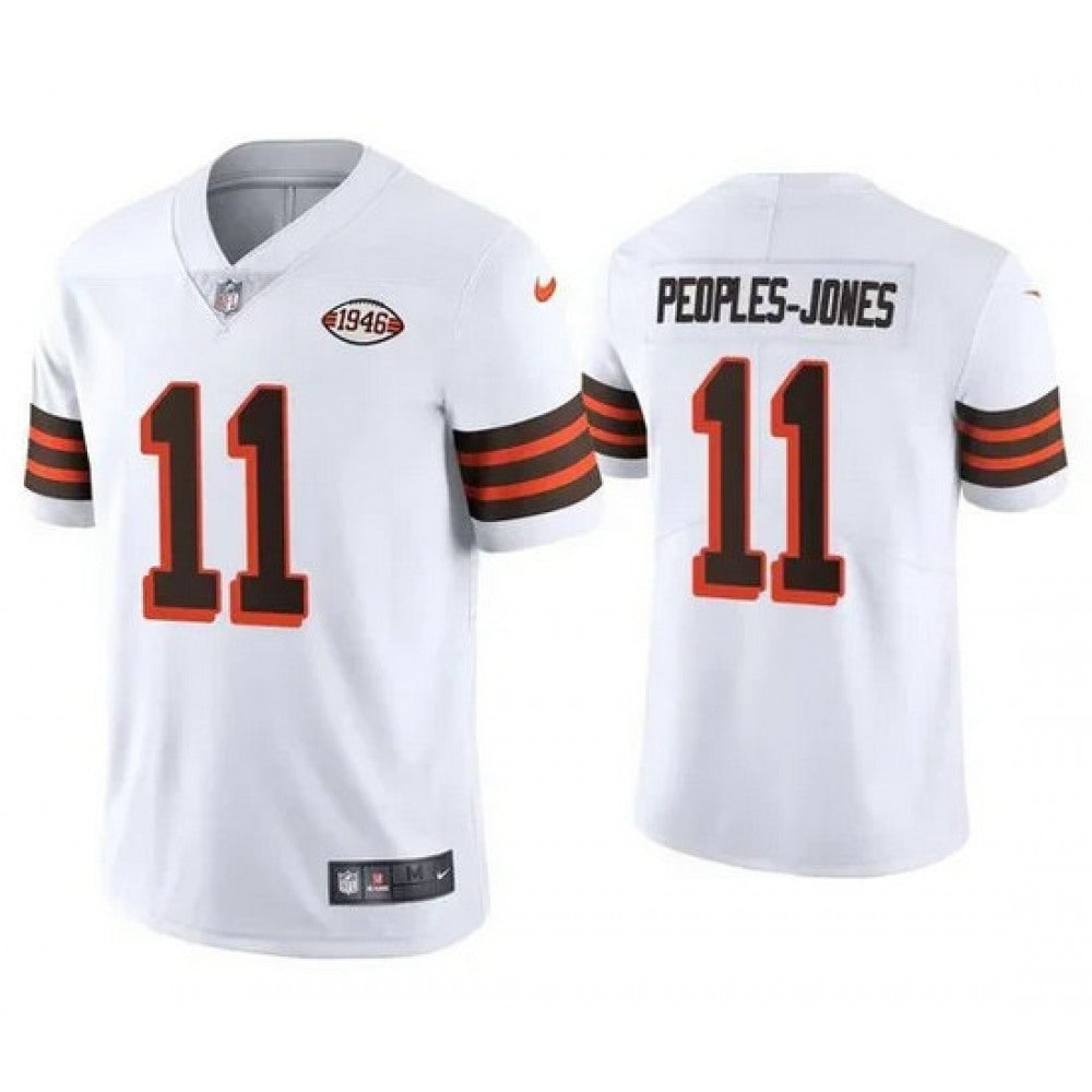 Youth Cleveland Browns #11 Donovan Peoples-Jones White 1946 Collection Vapor Untouchable Limited Stitched Jersey 