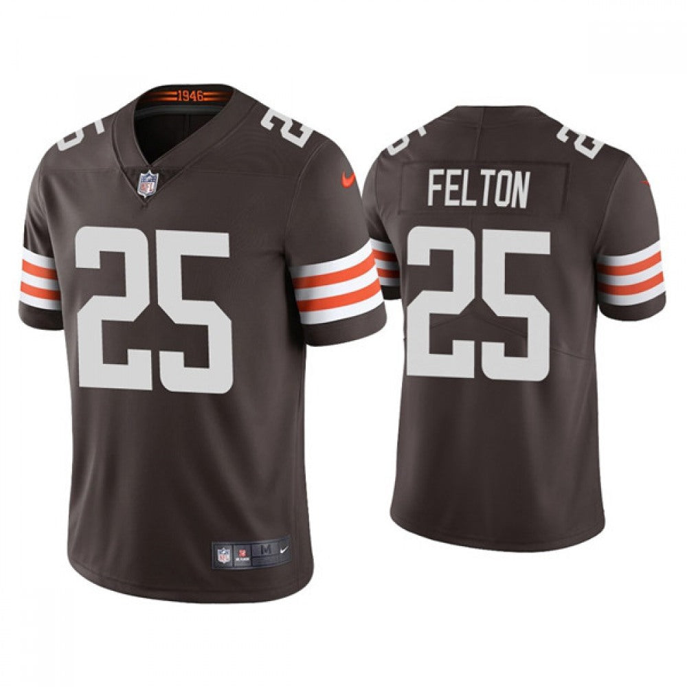 Youth Cleveland Browns #25 Demetric Felton Brown Vapor Untouchable Limited Stitched Jersey 