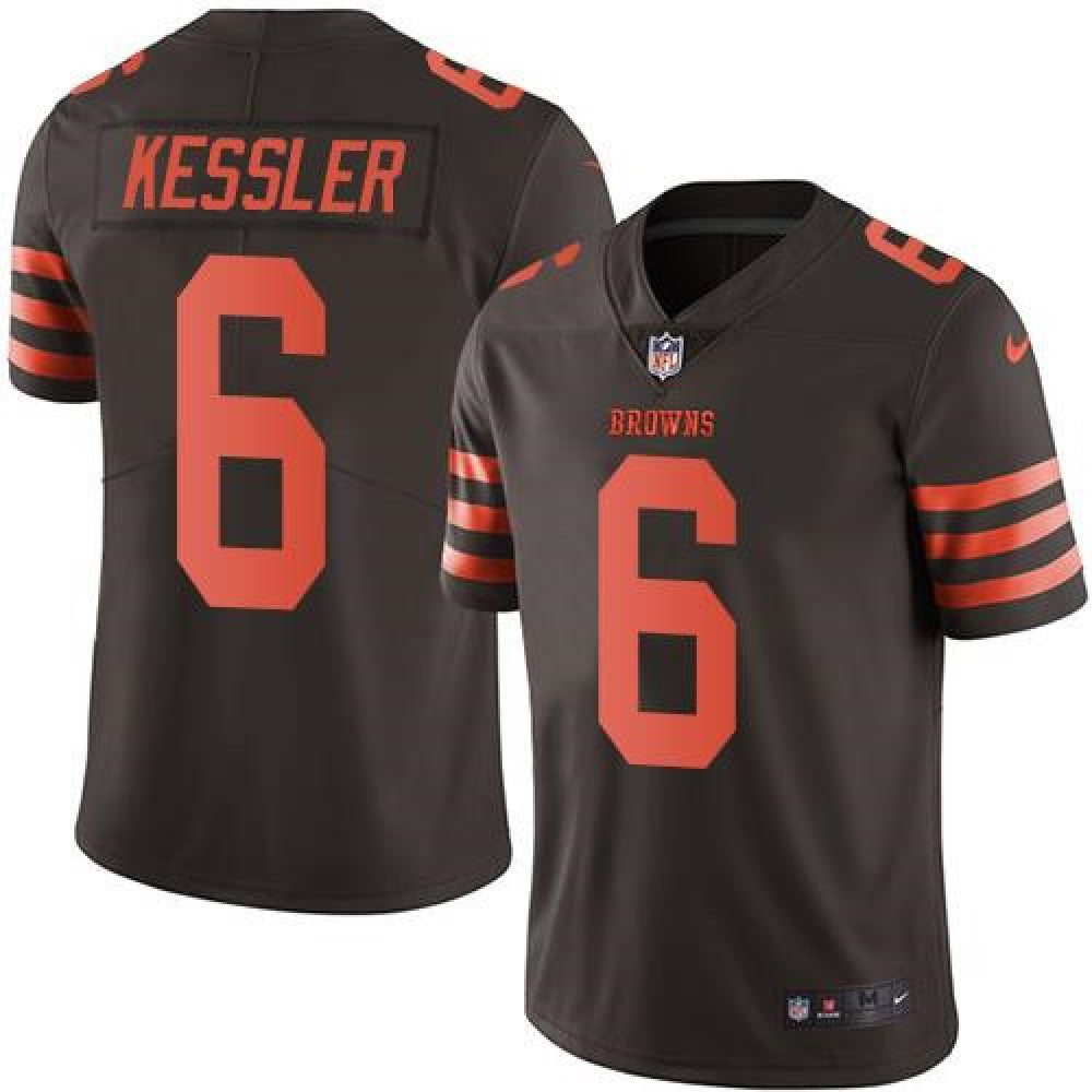 Browns #6 Cody Kessler Brown Youth Stitched NFL Limited Rush Jersey 