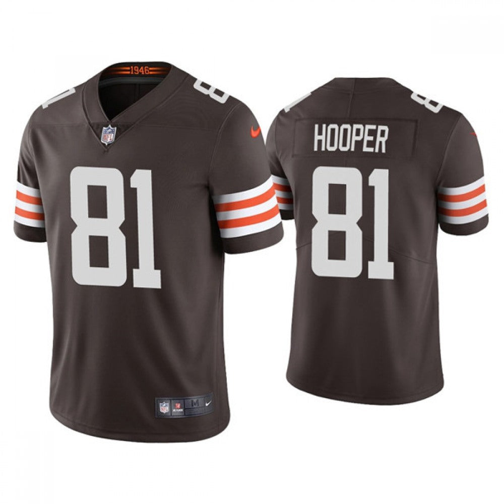 Youth Cleveland Browns #81 Austin Hooper Brown Vapor Untouchable Limited Stitched Jersey 