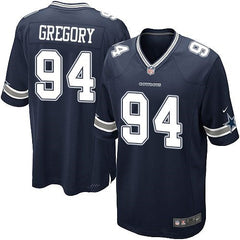 Cowboys #94 Randy Gregory Navy Blue Team Color Youth Stitched NFL Elite Jersey 