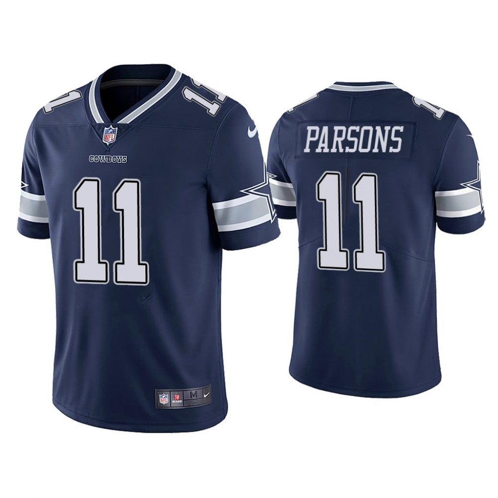 Youth Dallas Cowboys #11 Micah Parsons Navy Vapor Untouchable Limited Stitched Jersey 