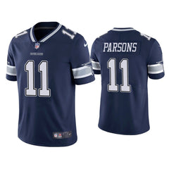 Youth Dallas Cowboys #11 Micah Parsons Navy Vapor Untouchable Limited Stitched Jersey 
