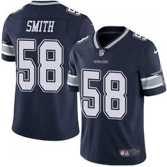 Youth Dallas Cowboys #58 Mazi Smith Navy Vapor Untouchable Stitched Football Jersey 