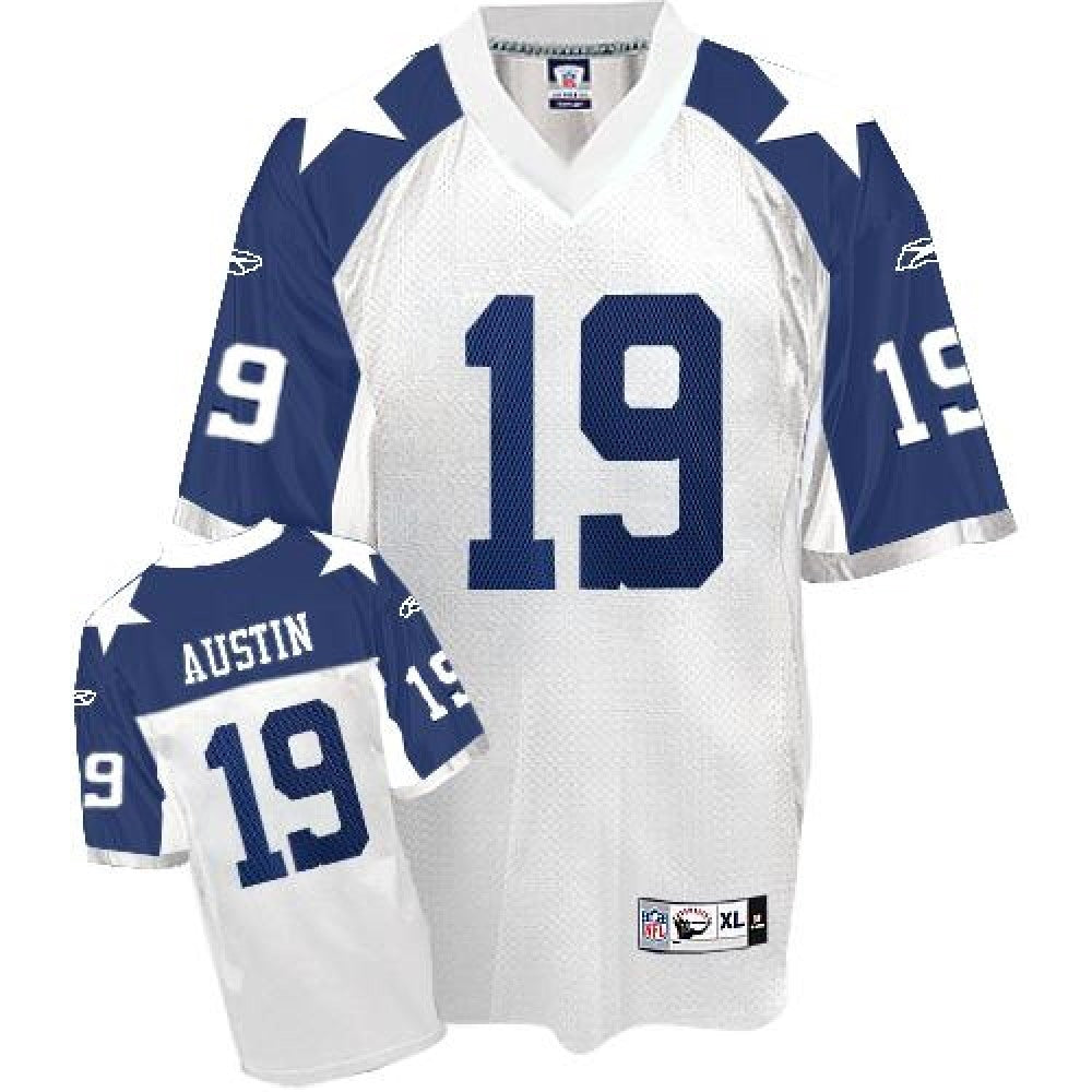 Cowboys #19 Miles Austin White Thanksgiving Stitched Youth NFL Jersey 