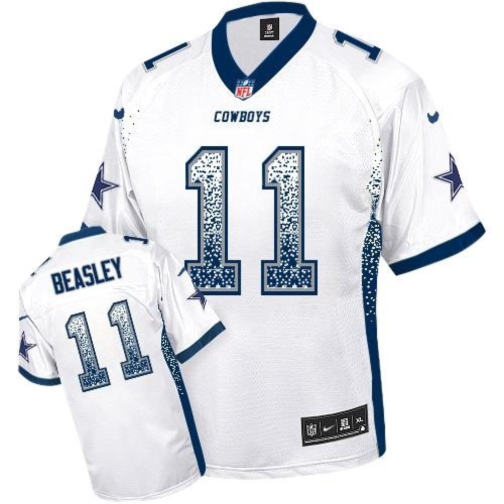 Cowboys #11 Cole Beasley White Youth Stitched NFL Elite Drift Fashion Jersey 