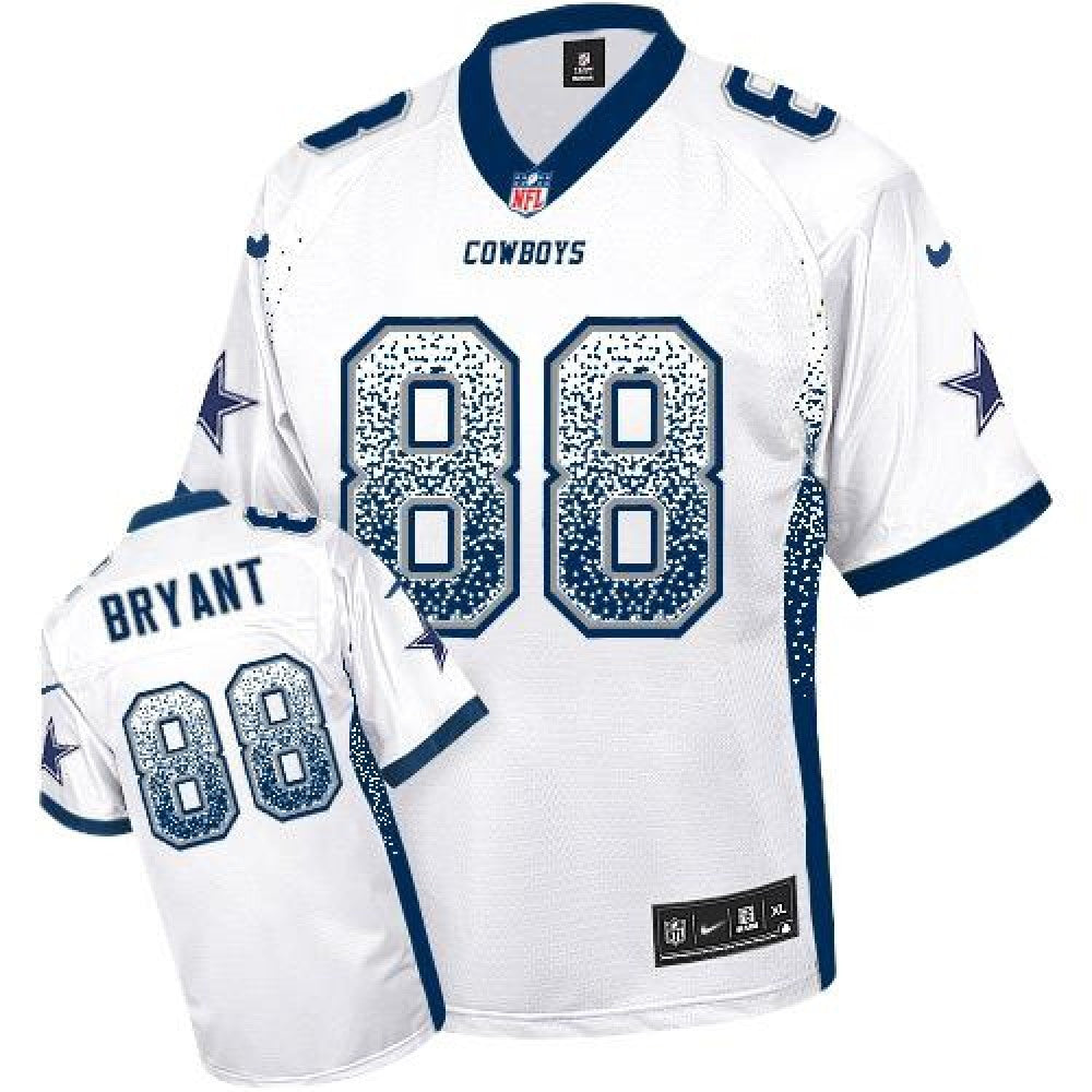 Cowboys #88 Dez Bryant White Youth Stitched NFL Elite Drift Fashion Jersey 