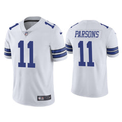 Youth Dallas Cowboys #11 Micah Parsons White Vapor Untouchable Limited Stitched Jersey 