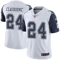 Cowboys #24 Morris Claiborne White Youth Stitched NFL Limited Rush Jersey 
