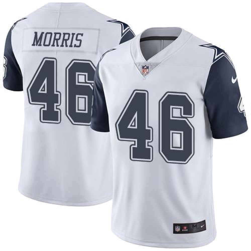 Cowboys #46 Alfred Morris White Youth Stitched NFL Limited Rush Jersey 