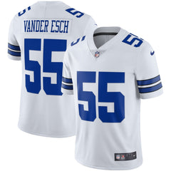 Youth Dallas Cowboys #55 Leighton Vander Esch White Vapor Untouchable Limited Stitched NFL Jersey 