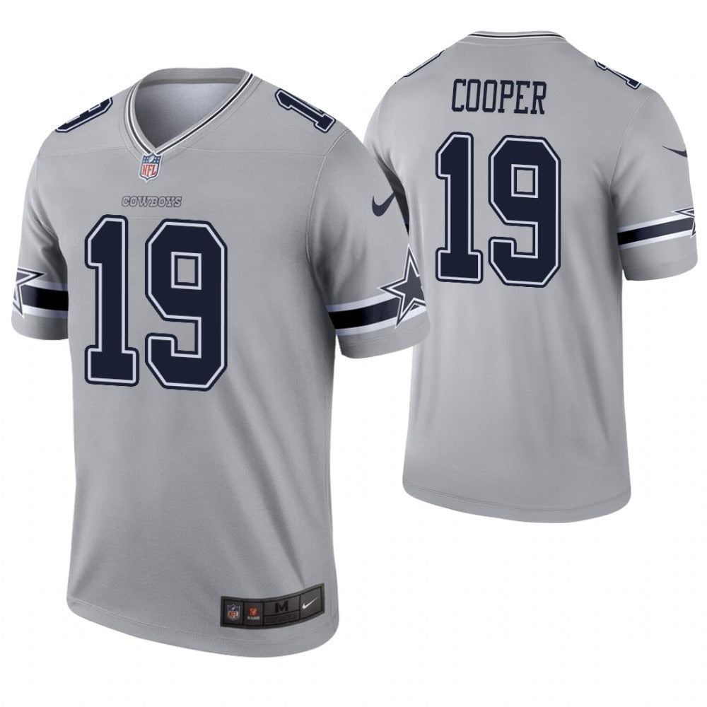 Youth Dallas Cowboys #19 Amari Cooper Gary Inverted Legend Stitched NFL Jersey 