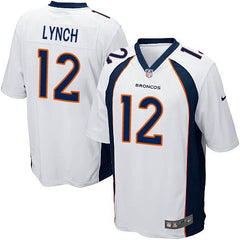 Broncos #12 Paxton Lynch White Youth Stitched NFL New Elite Jersey 