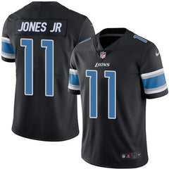 Lions #11 Marvin Jones Jr Black Youth Stitched NFL Limited Rush Jersey 