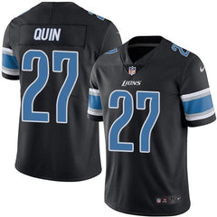 Lions #27 Glover Quin Black Youth Stitched NFL Limited Rush Jersey 