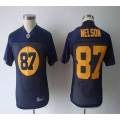Packers #87 Jordy Nelson Blue Stitched Youth NFL Jersey 