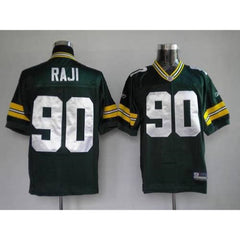Packers #90 B.J.Raji Green Stitched Youth NFL Jersey 
