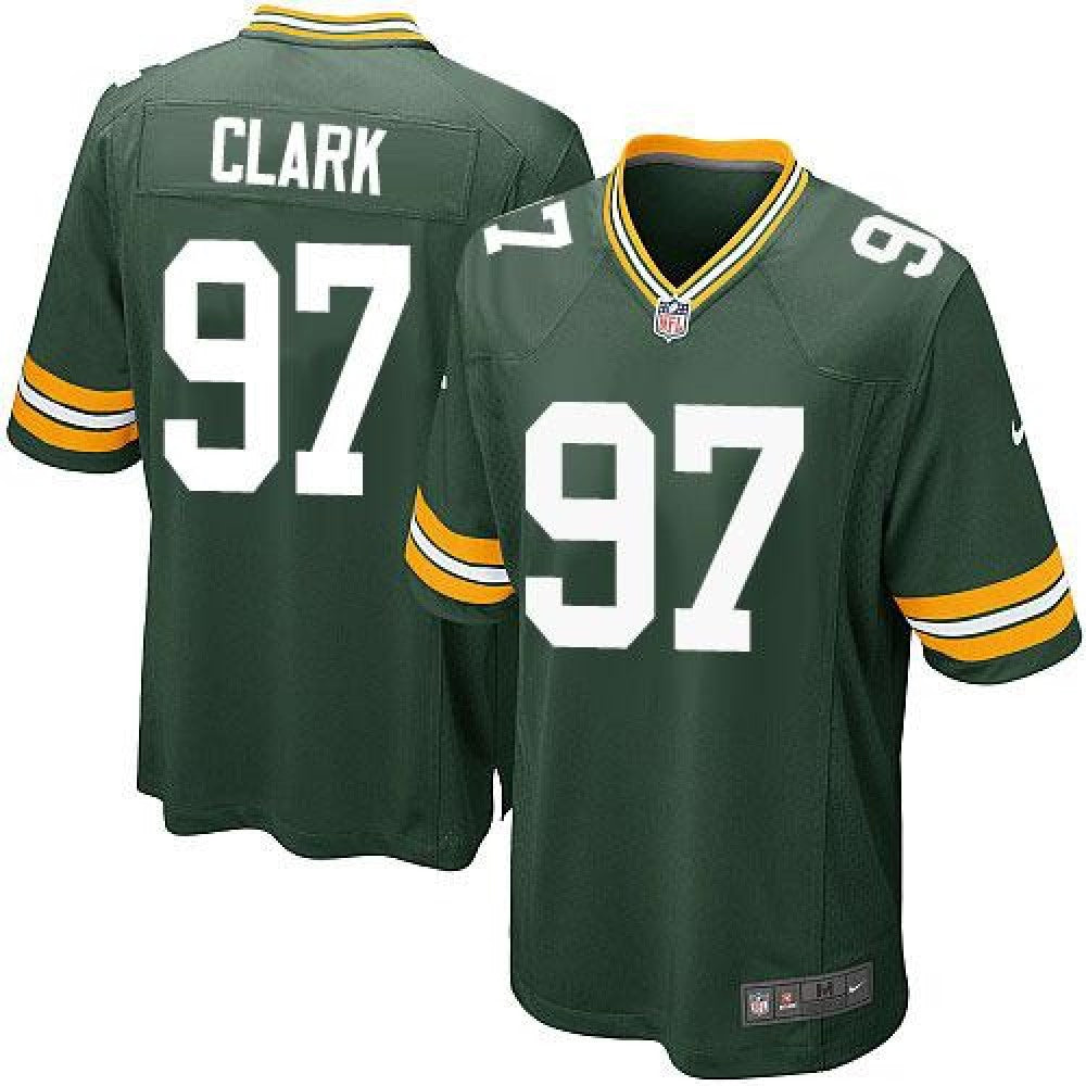 Packers #97 Kenny Clark Green Team Color Youth Stitched NFL Elite Jersey 