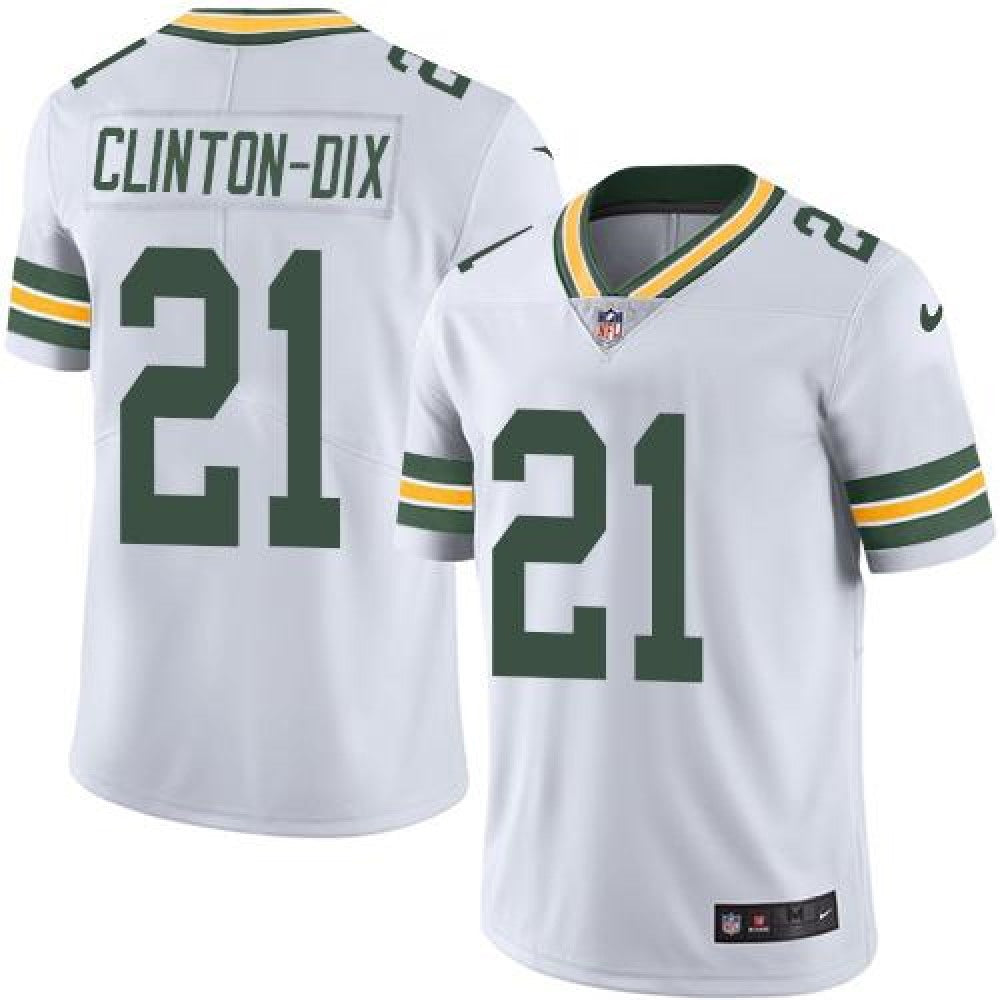 Packers #21 Ha Ha Clinton-Dix White Youth Stitched NFL Limited Rush Jersey 