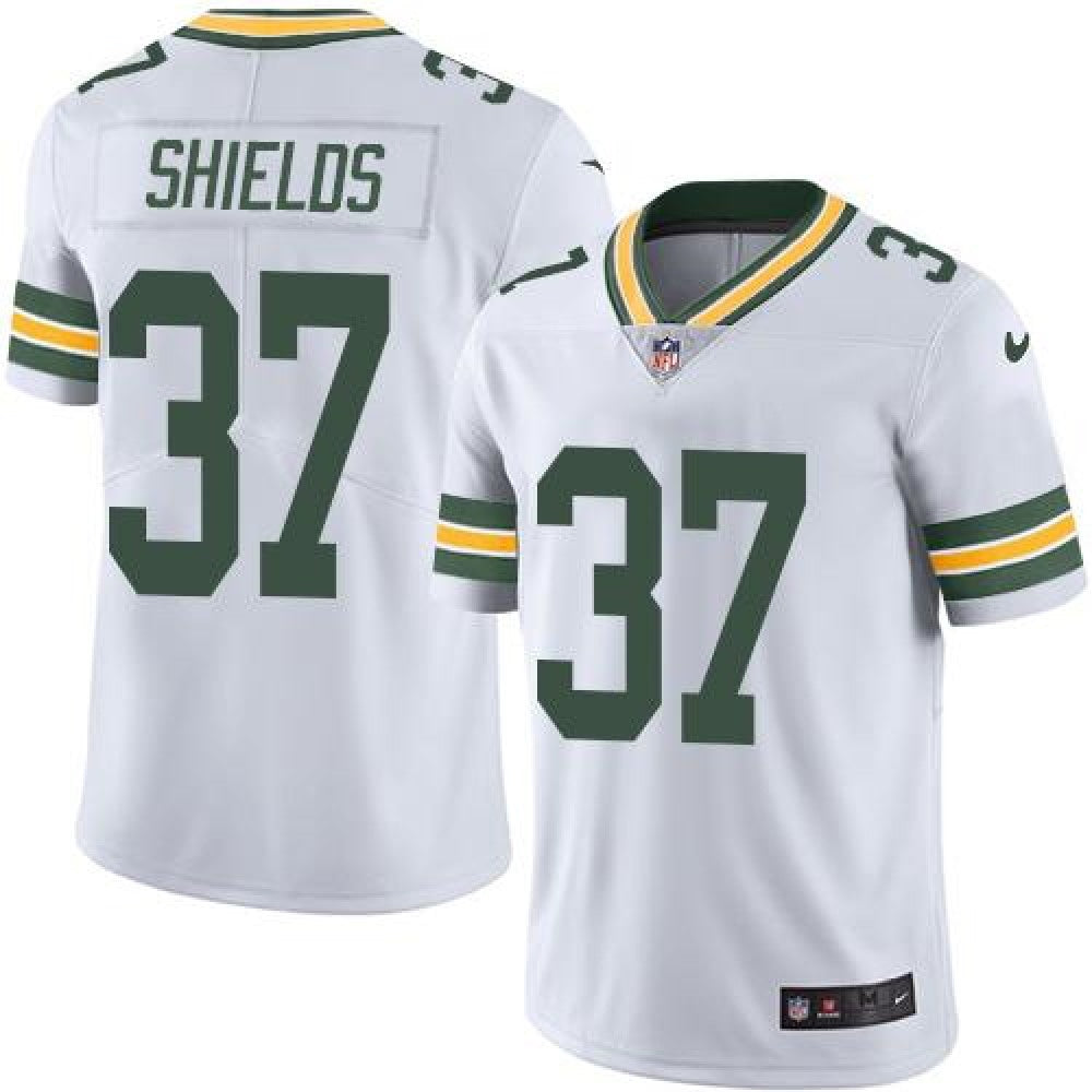 Packers #37 Sam Shields White Youth Stitched NFL Limited Rush Jersey 