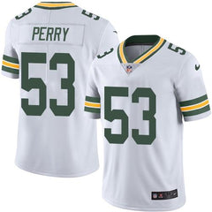 Packers #53 Nick Perry White Youth Stitched NFL Limited Rush Jersey 