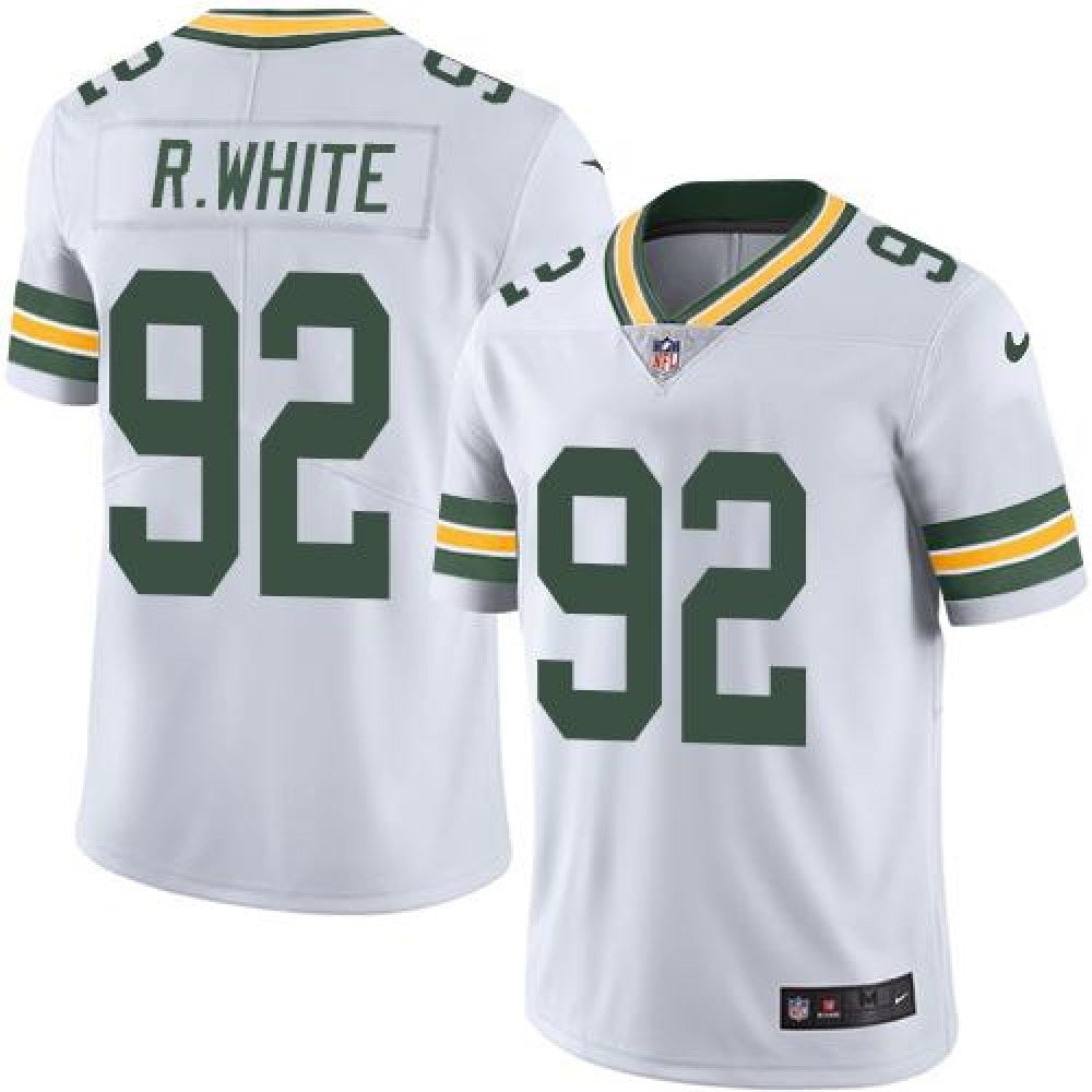 Packers #92 Reggie White White Youth Stitched NFL Limited Rush Jersey 