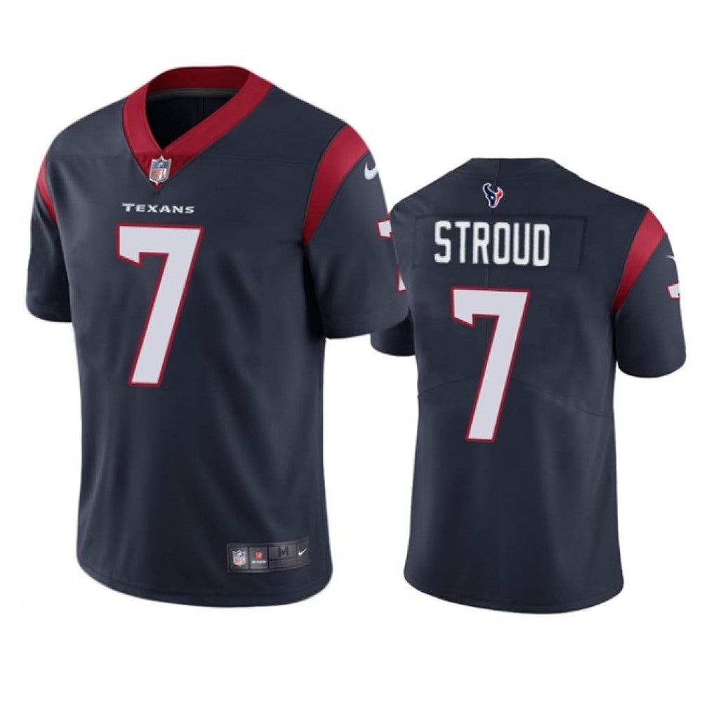 Youth Houston Texans #7 C.J. Stroud Navy Vapor Untouchable Limited Stitched Football Jersey 