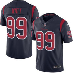 Texans #99 J.J. Watt Navy Blue Youth Stitched NFL Limited Rush Jersey 