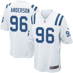Colts #96 Henry Anderson White Youth Stitched NFL Elite Jersey 
