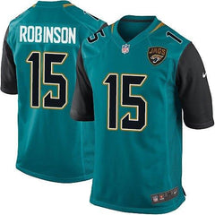 Jaguars #15 Allen Robinson Teal Green Team Color Youth Stitched NFL Elite Jersey 