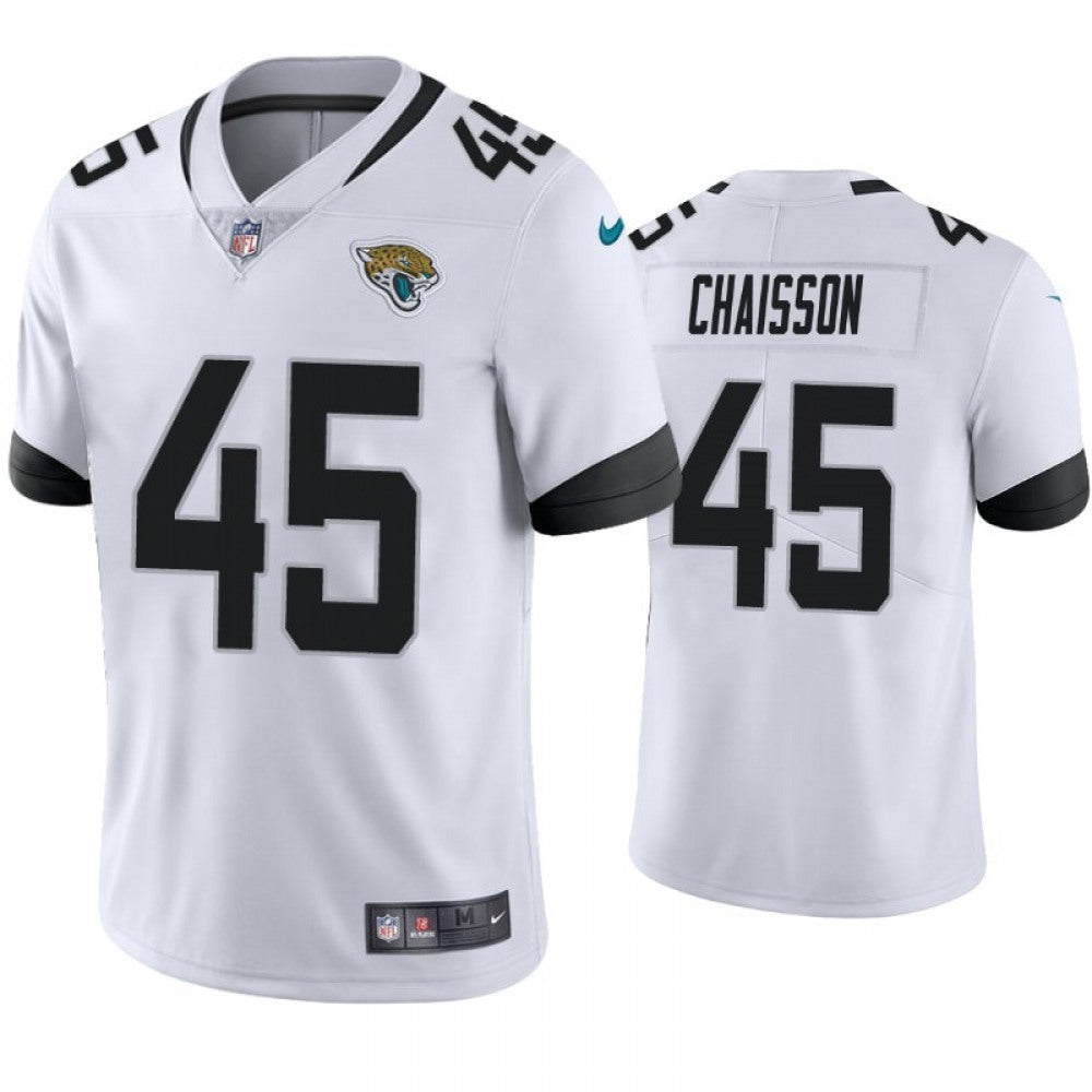 Youth Jacksonville Jaguars #45 K'Lavon Chaisson White Vapor Untouchable Stitched Jersey 