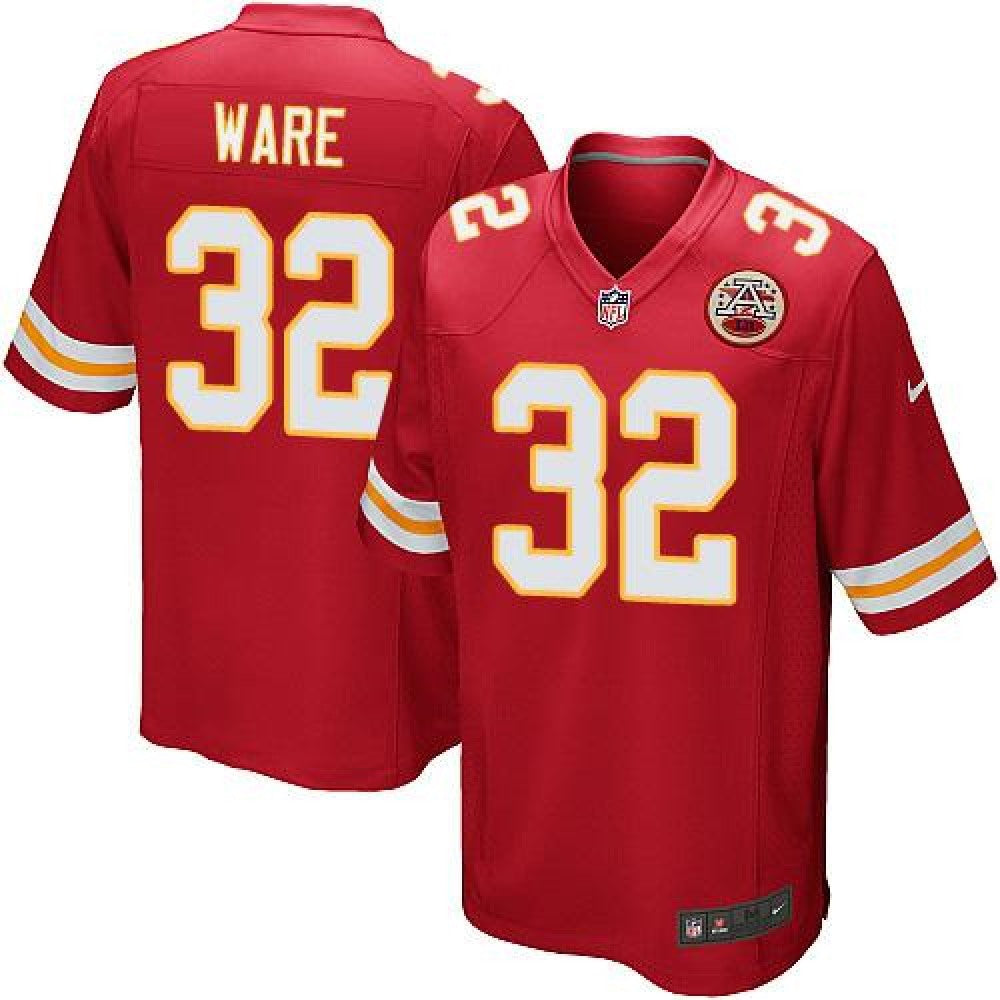 Chiefs #32 Spencer Ware Red Team Color Youth Stitched NFL Elite Jersey 
