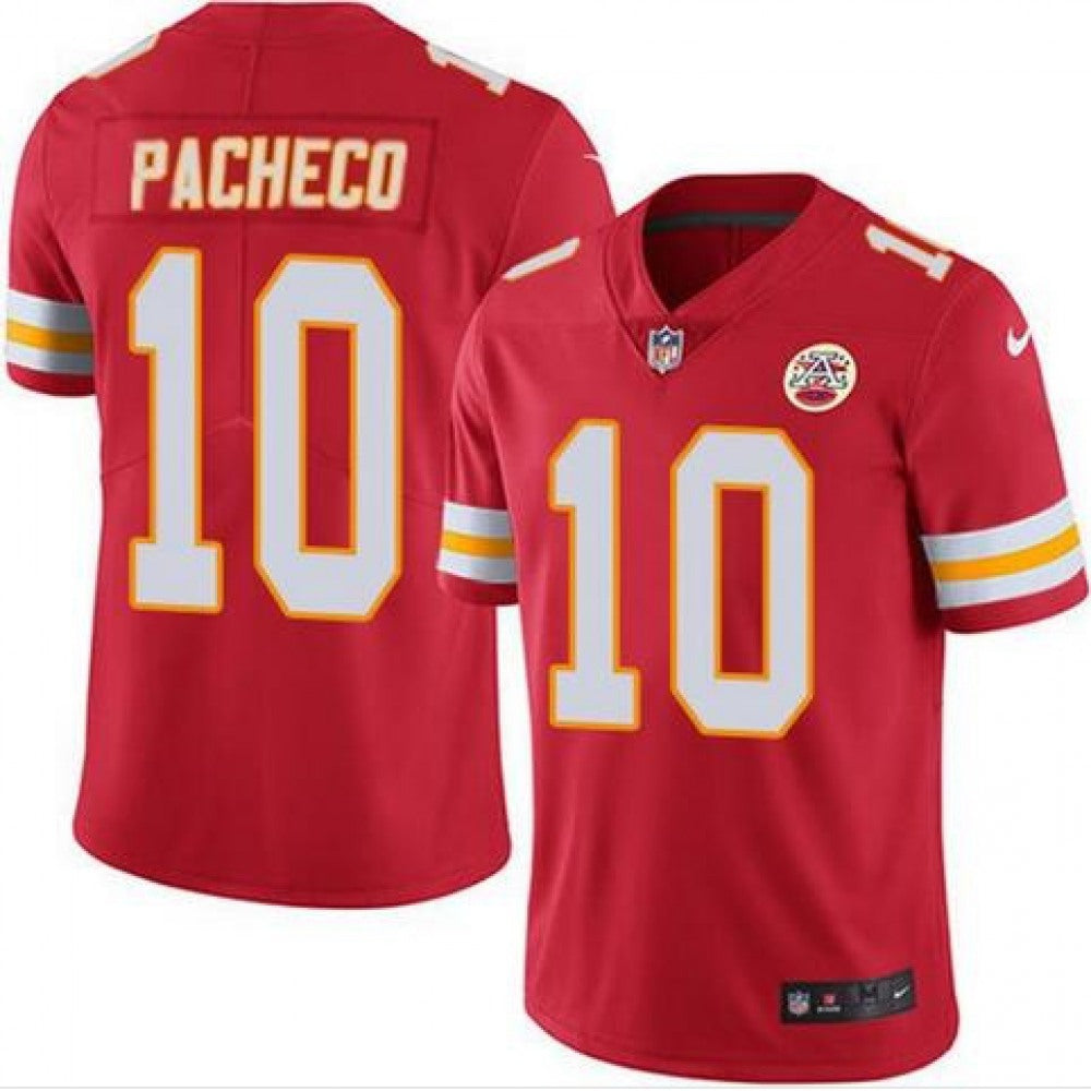 Youth Kansas City Chiefs #10 Isiah Pacheco Red Vapor Untouchable Limited Stitched Jersey 