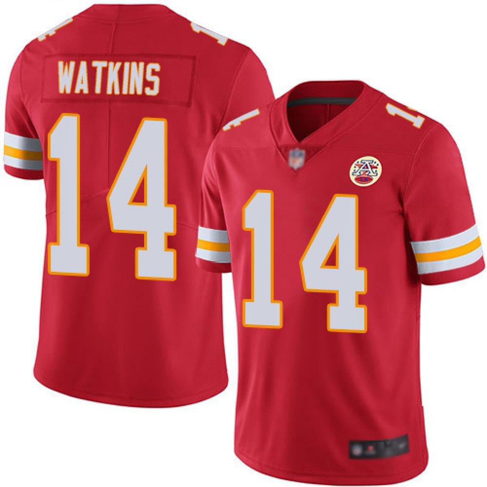 Youth Kansas City Chiefs #14 Sammy Watkins Red Vapor Untouchable Limited Stitched NFL Jersey 