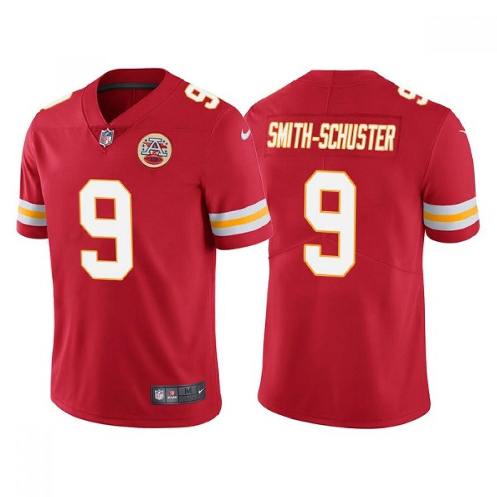 Youth Kansas City Chiefs #9 JuJu Smith-Schuster Red Vapor Untouchable Limited Stitched Jersey 