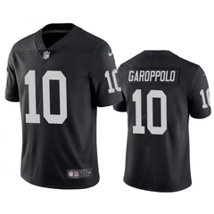 Youth Oakland Raiders #10 Jimmy Garoppolo Black Vapor Untouchable Limited Stitched NFL Jersey 