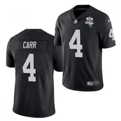 Youth Oakland Raiders #4 Derek Carr 2020 Black Inaugural Season Vapor Limited Stitched Jersey 