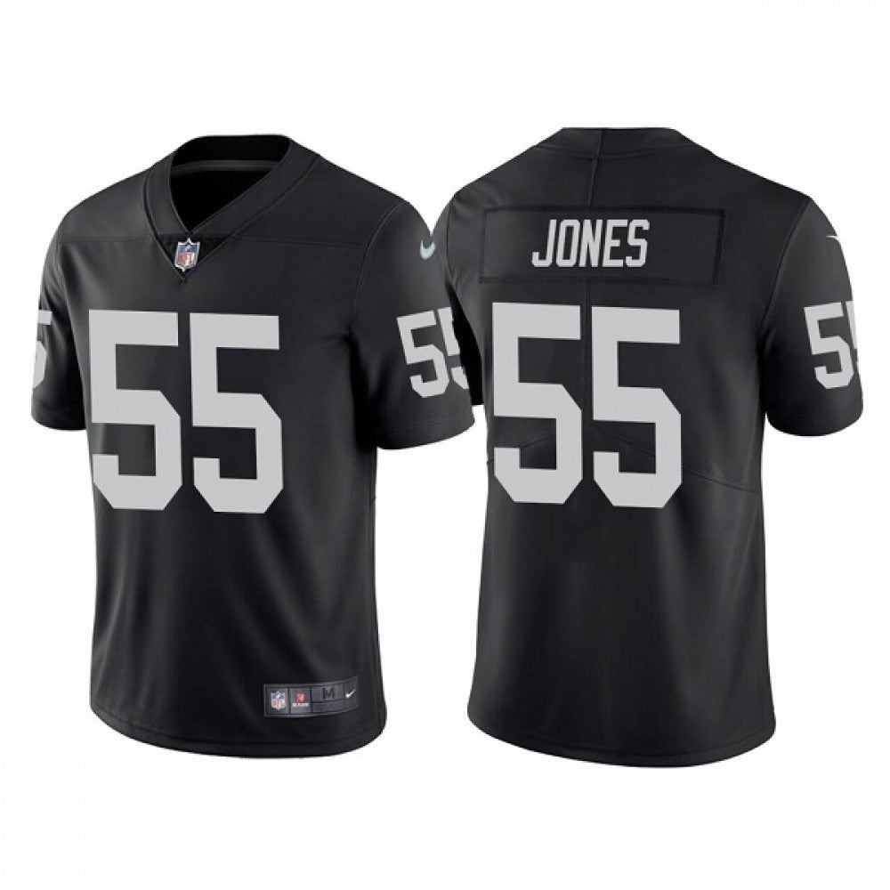 Youth Las Vegas Raiders #55 Chandler Jones Black Vapor Untouchable Limited Stitched NFL Jersey 